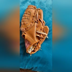 Rawlings Leather Baseball Mitt SoftText Lining Basket Web  12 1/2” Griffey Jr